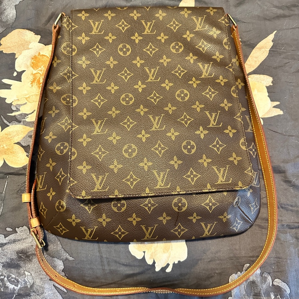 Louis Vuitton Brown Monogram Musette Salsa GM Bag